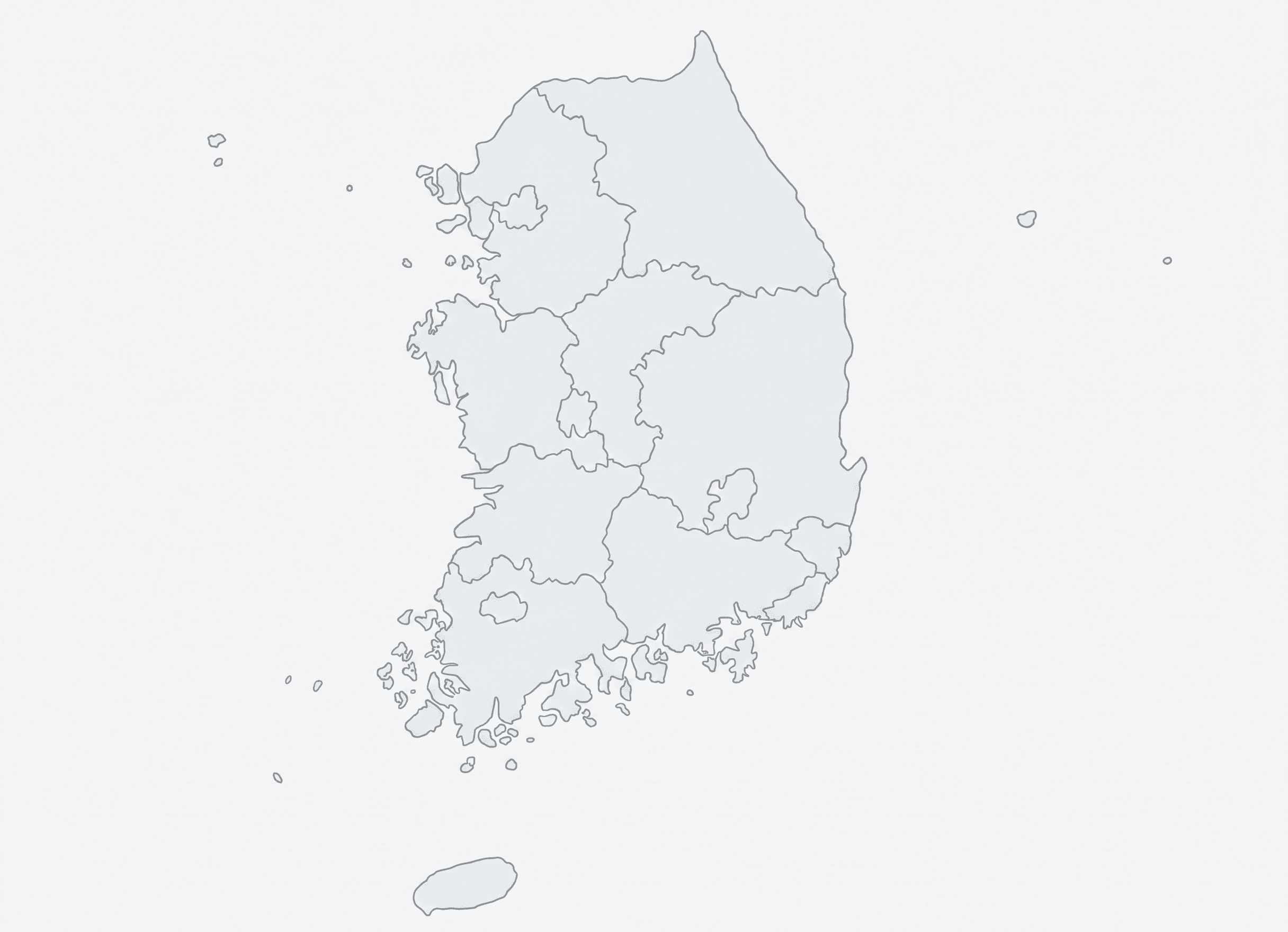 전국 지역 및 맞춤 업종 커버리지 지도