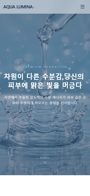 아쿠아 - 바이브코딩 전문 홈페이지 디자인 상세 미리보기 7
